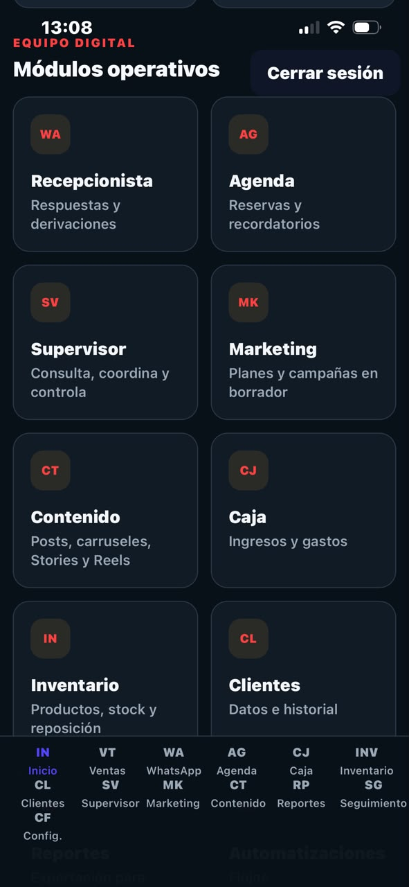 Módulos para automatización de pymes en DragóN OA